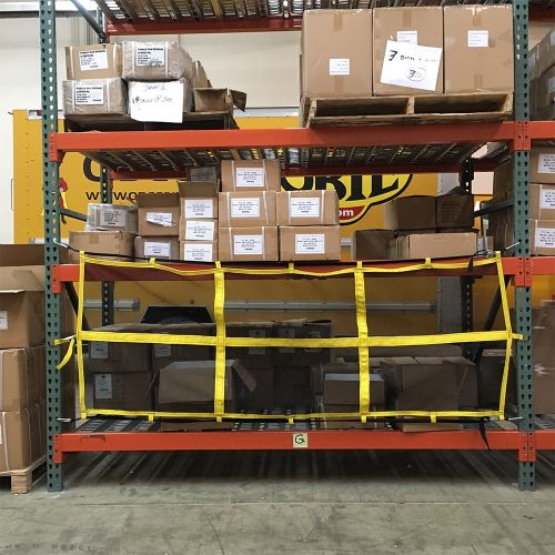 12ft • Sliding Pallet Rack Safety Net