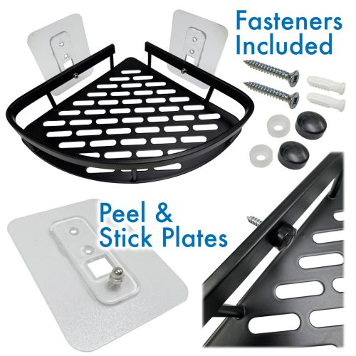 Shower Corner Caddy • Power Coated Aluminum