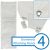 36 in. x 12 in. • Pearl • Get Wet Organizer • With Grommets & Stayput® Fasteners