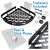 Shower Corner Caddy • Power Coated Aluminum