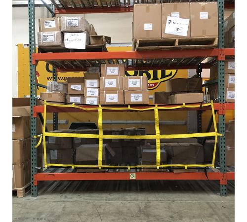 12ft • Sliding Pallet Rack Safety Net
