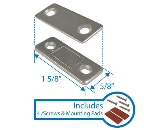 10 lb. • Flush Mount Magnet & Strike Plate