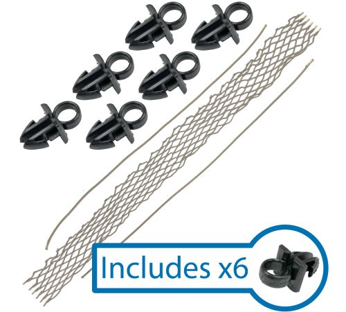 Grady White • 7 in. x 36 in. • Tan Replacement Clip Net • With Routing Clips
