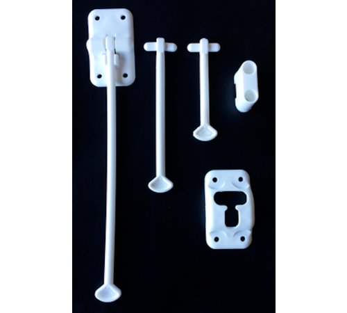 Positive Door Holder Set-White